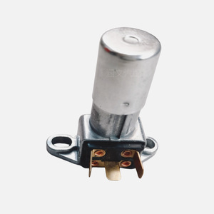 Interrupteur de variateur de lumière pour voiture Hanwen DS-6 8A 1 canal, commande manuelle des phares pour feux de croisement et feux de route, argent mat - Product Image 2