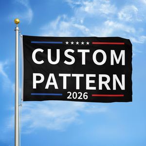 Drapeau publicitaire personnalisé en polyester écologique durable imprimé numériquement 3x5 pieds (150x90 cm) avec n'importe quel logo - Product Image 3