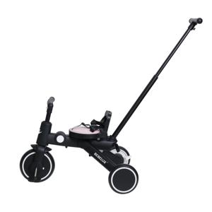 Triciclo para niños de alta calidad OEM 8 en 1, triciclo para bebés de diseño fácil de plegar con un botón con asiento de rotación 360, coche para niños de 3 ruedas - Product Image 5