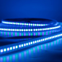 Tira de LED RGB WS2815 de Alta Densidad de 144 LED/m, 12V, Efecto de Persecución Individual Programable, Flexible, USB, IP20-67