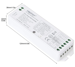DC12-24V LS2 Bộ Điều Khiển Dải Đèn Led Thông Minh 15A 360W 5 Trong 1 MiBoxer RGB + CCT/RGBW/RGB/Dual White/Single Color - Product Image 6