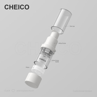 Emballage en bouteille plastique 10ml 20ml 30ml, distributeur à pression, pompe sans air, sérum pour la peau, lotion, crème pour les yeux, crème pour le visage, shampoing, OEM