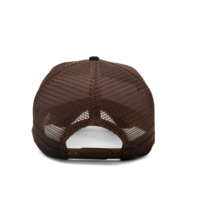 Casquette de camionneur Logo brodé Impression à bord personnalisée Haute qualité 5 panneaux Deux tons Casquette de camionneur à pression Casquette de camionneur à rayures latérales