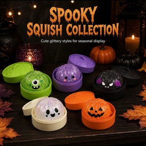 Juguete Antiestrés de Halloween con Purpurina, Personaje Espeluznante y Adorable, con Caja de Vapor, Regalo para Fiestas, Decoración de Escritorio - Product Image 5