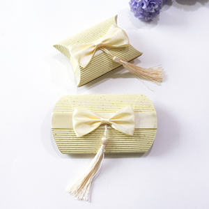 Boîte cadeau de noël 3D avec nœud, 50 pièces, cadeau d'<span class=keywords><strong>anniversaire</strong></span>, fête de mariage, Souvenir boîtes à bonbons en papier - Product Image 2