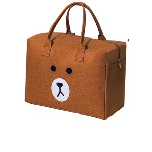 Bolsa <span class=keywords><strong>de</strong></span> mano <span class=keywords><strong>barata</strong></span> Material <span class=keywords><strong>de</strong></span> fieltro ecológico 40*20*30cm o se puede personalizar tamaño patrón Lindo bolso <span class=keywords><strong>de</strong></span> mano con cremallera - Product Image 1