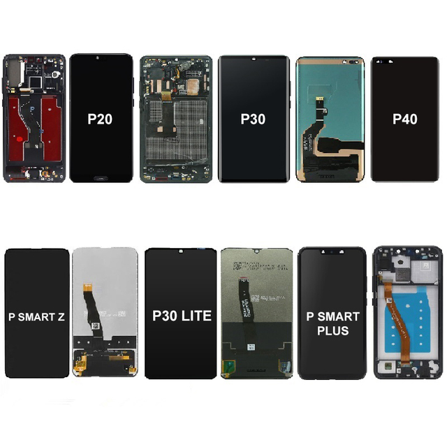 P20 P30 P40 LCDs Phone Repair Parts LCD Screen Display for Huawei P40 P30 P20 Pro P10 P9 P8 Lite 5G P40 Lite E P Wholesale