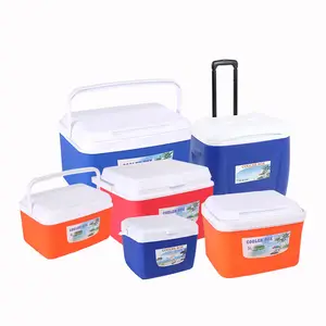 Wholesale Insulation Promotional Outdoor Camping 30l 45l 50l Large Ice Portable Cooler Box with The Handle and Pull Rod Wheels