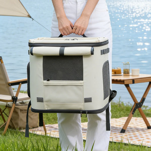 <b>Cat</b> carrier, portable large-capacity <b>backpack</b>, dog <b>backpack</b>, pet carrier, breathable, stress-resistant for rabbits. - Product Image 2