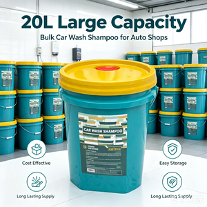 Champú Concentrado para Lavado de Autos Comercial a Granel, 20L, Aroma a Manzana, Dilución 1:200, Limpieza Profunda, Antiarañazos - Product Image 6