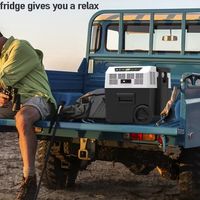 Réfrigérateur de voiture 30L 12V 24V, compresseur, congélateur, double usage USB, glacière portable pour camion, camping-car, camping