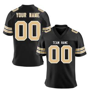 Fabricantes clásicas de camisetas de fútbol americano personalizadas Camiseta de fútbol americano sublimada personalizada transpirable de alta calidad - Product Image 1