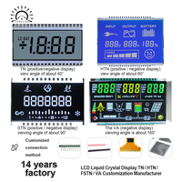Écran LCD personnalisé pour montre, TN HTN STN VA Segment LCD, affichage lumineux et haute définition pour tableau de bord numérique