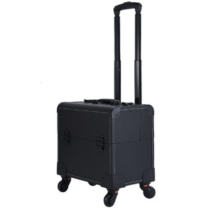 Salon <b>Trolley</b> Cosmetic Case With Universal Wheel Portable <b>Pull</b> Along Toolbox For Beauty Spa Foot Massage Technician Use - Product Image 4