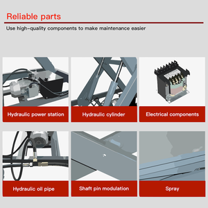2024 precio de fábrica CE alta resistencia estacionaria tijera hidráulica elevador de coche elevador de motocicleta mesa de elevación hidráulica - Product Image 5