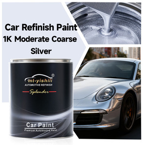 <span class=keywords><strong>Pintura</strong></span> para Automóviles, <span class=keywords><strong>Pintura</strong></span> Acrílica 1K, <span class=keywords><strong>Pintura</strong></span> Metálica Plateada para Automóviles - Grano Moderado, Lista para Mezclar con Diluyente y Pintar con Aerosol - Product Image 1