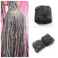 [Jiffy/Hohodreads] Cheveux Humains 100% Naturels Afro Kinky en Vrac pour Locks Cheveux Naturels Dreadlocks Prix de Gros
