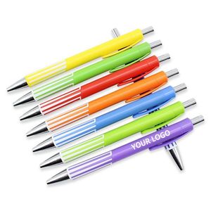 Custom Colorful Plastic Pen With Logo Personalized Business Promotional Advertising <b>Gift</b> Ballpoint Pens - Product Image 3