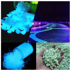 Custom Pack Natural Pink <strong>White</strong> High Bright Glow Dark Garden Pebble Artificial Luminous <strong>Rock</strong> for <strong>Landscape</strong> Decor Cobbles Pebbles - Product Image 2