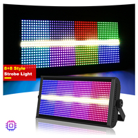 Nueva Luz Estroboscópica LED RGBW Segmentada 8+8 SHTX con Control DMX512/Activación por Sonido para Escenarios, Discotecas y Clubs, 864 Piezas