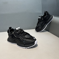 Baskets décontractées respirantes en maille pour hommes, style chunky, à enfiler, tendance mode printemps-été, confortables pour le cyclisme et le vélo de route