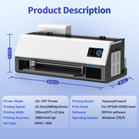 Free Shipping to USA C13 33cm DTF Printer XP600 Pet Film Heat Transfer Print T-shirt Printing Machine With Oven Ink for Textile