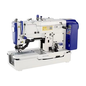 QK-781 High Speed Single Motor Direct Drive Computer-Controlled Flat-Bed Lock Industrial Buttonhole <b>Sewing</b> Machine - Product Image 3