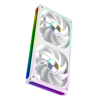 Ventilateur de refroidissement AntarcChill 240 mm à chaîne Daisy, pour miroir latéral, haute vitesse, haut débit d'air, faible bruit, PWM, roulement hydraulique, refroidissement de radiateur