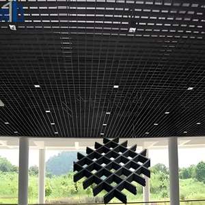 Rejilla de Techo Suspendido de Aluminio de Clase Industrial Moderna FangfeiMeier, Perforada, Transparente, Impermeable e Ignífuga - Product Image 4