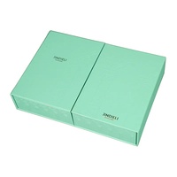 Boîte cadeau de parfum vert menthe, boîte en papier à fermeture magnétique, boîte cosmétique de luxe