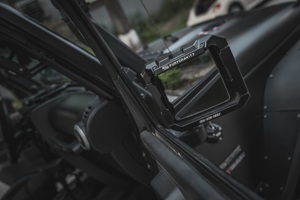 Fury 2007-2017 rétroviseur en aluminium pare-pluie avec supports de caméra de sport Jeep Wrangler JK - Product Image 4