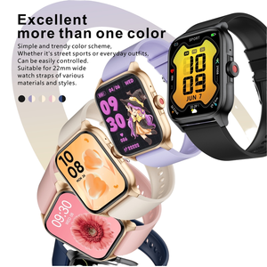 New Arrivals QX15 Smart Fitness Watch 1.85\" BT Call Breathing Exercise Heart Rate SpO2 Tracker with Sport Modes Waterproof - Product Image 4