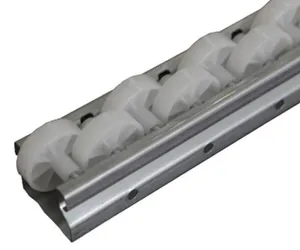 Industrial Light Duty Roller Tracks With Cylinder Plastic Rollers