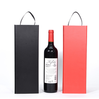 Individuell bedruckte karton magnetische faltbare box weinglas geschenk box mit griffs eil für 2 flaschen glas rotwein