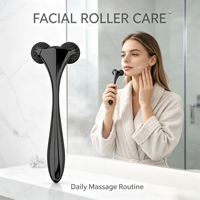 Rouleau de massage facial 3D en forme de V pour le lifting du visage, le resserrement de la peau, la réduction des poches, le massage anti-âge, fonction musicale