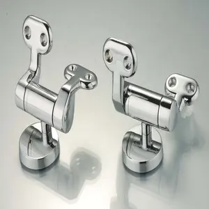 chromed zinc alloy slow closing toilet hinges with patent