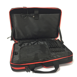 Sac à dos professionnel pour barbier, grande capacité, sac à outils pour <span class=keywords><strong>coiffeur</strong></span> avec 6 emplacements pour tondeuses, 8 supports pour ciseaux, pour barbiers mobiles - Product Image 6