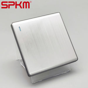 <strong>UK</strong> Standard / Ultra-thin Wall Socket Switch / Factory Wholesale / PC Brushed Panel / 100000 Times / 10A 16A 250V/ Home Office - Product Image 4