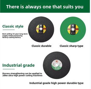 Foglio di taglio di qualità industriale ruota di macinazione smerigliatrice angolare pezzi strumenti abrasivi disco di taglio del metallo 180*1.6*22.2mm - Product Image 2