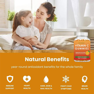 Gomitas de Vitaminas para el Cabello con Biotina Vegana Premium de Marca Privada OEM, Sabor a Naranja, Suplemento para el Crecimiento de la Piel y la Inmunidad, Vitamina C para Adultos - Product Image 3