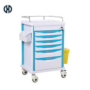 Chariot médical multifonctionnel haute performance en ABS avec plateforme de défibrillation, chariot d'urgence pour hôpital et clinique - Product Image 3