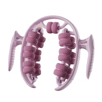 Rouleau de massage des jambes unisexe en ABS pour relaxation des mollets et modelage des jambes, outil de yoga circulaire pour tissus profonds
