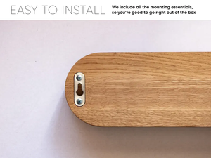 Porte-manteau mural en bois de chêne personnalisé, crochet mural moderne, patère murale minimaliste pour <span class=keywords><strong>entrée</strong></span> - Product Image 4