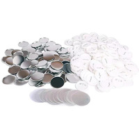 Vente en gros de badges en métal et en plastique vierges à faire soi-même, de 25 mm, 32 mm, 37 mm, 44 mm, 50 mm, 56 mm, 58 mm, 70 mm, 75 mm