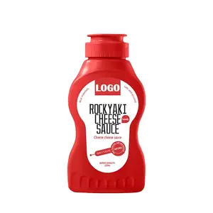 Nuovo modello BPA free bottiglia di salsa spremuta da 210ml contenitore di ketchup riempito a caldo 7 once BBQ Chili salsa al miele bottiglie di plastica