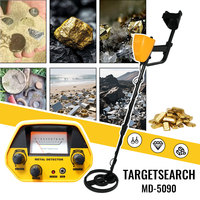 Détecteur de métaux souterrain MD5090 léger, bobine de recherche étanche IP55 pour la recherche de trésors, détecteur d'or pour adultes et enfants