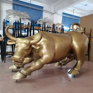 Escultura de Toro <span class=keywords><strong>Dorado</strong></span> de Acero Inoxidable de Tamaño Personalizable para <span class=keywords><strong>Hotel</strong></span>/Centro Comercial/Decoración de Arte Público Moderno - Product Image 3
