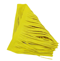 Garniture verticale en dentelle à franges en polyester de 10 à 20cm de large pour accessoires de costumes de danse latine Tissage de rideaux écologique
