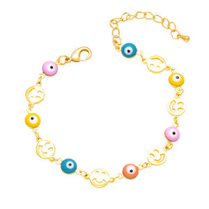 Saldi estivi caldi! 18k oro placcato in acciaio inox <span class=keywords><strong>Daisy</strong></span> bracciale per le donne con pietre colorate di zircone - Product Image 4