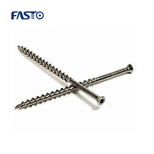 Tornillo <span class=keywords><strong>de</strong></span> Cubierta <span class=keywords><strong>de</strong></span> Acero Inoxidable SS304 A2 con Cabeza Torx y Punta Tipo 17 para Terrazas <span class=keywords><strong>de</strong></span> Madera - Product Image 3